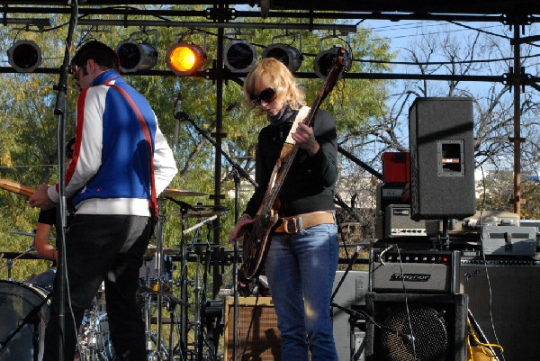 The Oranges Band at Fun Fun Fun Fest in Waterloo Park, Austin Texas