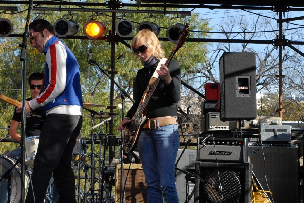 The Oranges Band at Fun Fun Fun Fest in Waterloo Park, Austin Texas