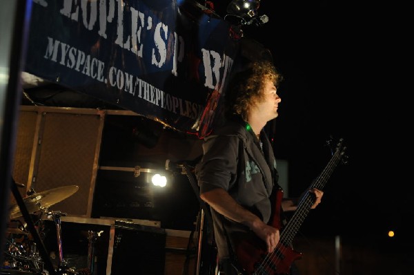The Peoples Party perform in the street, Austin, Texas, SXSW 2008