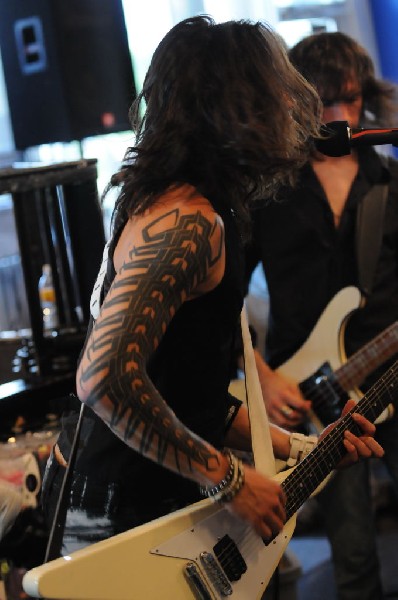 Triple Cobra at Waterloo Records instore, Austin, Texas