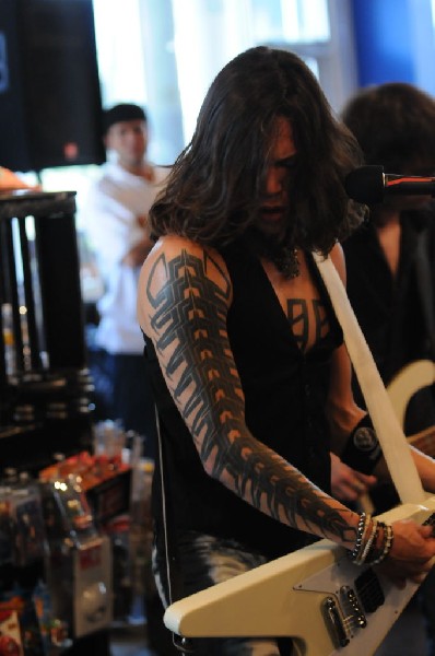 Triple Cobra at Waterloo Records instore, Austin, Texas