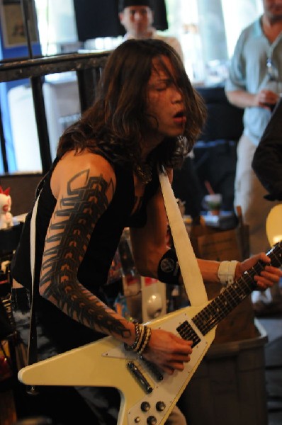 Triple Cobra at Waterloo Records instore, Austin, Texas