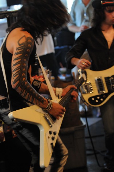 Triple Cobra at Waterloo Records instore, Austin, Texas