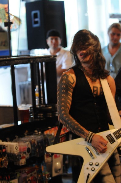 Triple Cobra at Waterloo Records instore, Austin, Texas