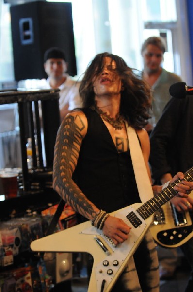 Triple Cobra at Waterloo Records instore, Austin, Texas