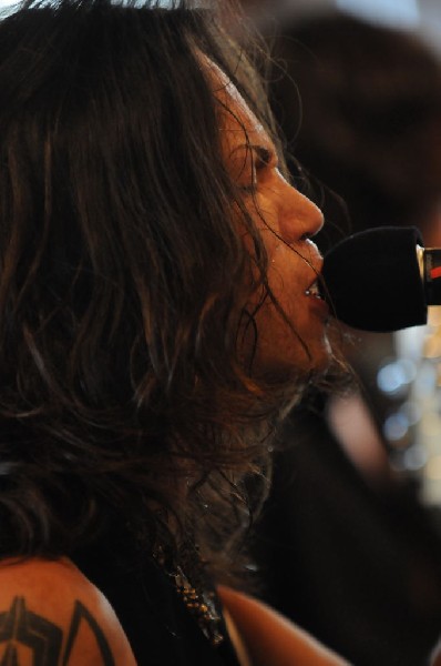 Triple Cobra at Waterloo Records instore, Austin, Texas