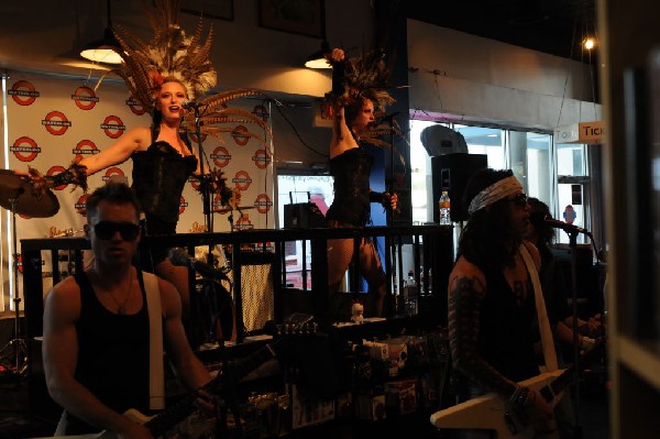 Triple Cobra at Waterloo Records instore, Austin, Texas