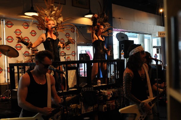 Triple Cobra at Waterloo Records instore, Austin, Texas