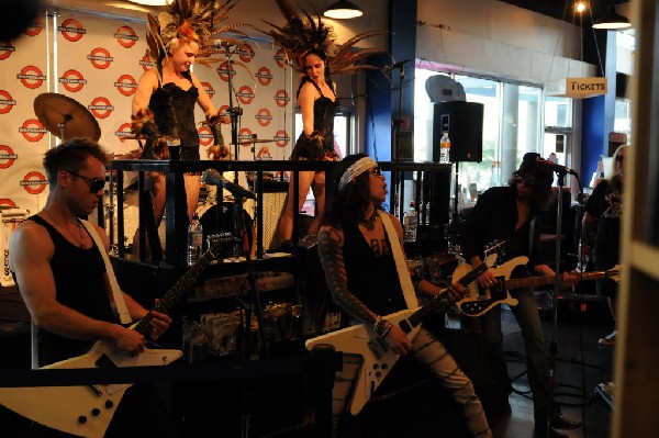 Triple Cobra at Waterloo Records instore, Austin, Texas