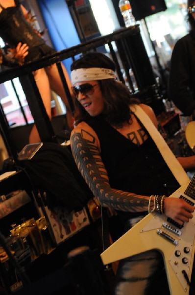 Triple Cobra at Waterloo Records instore, Austin, Texas