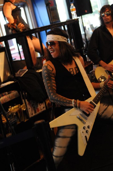 Triple Cobra at Waterloo Records instore, Austin, Texas