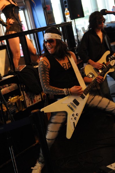 Triple Cobra at Waterloo Records instore, Austin, Texas