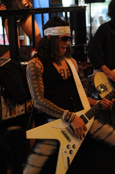 Triple Cobra at Waterloo Records instore, Austin, Texas