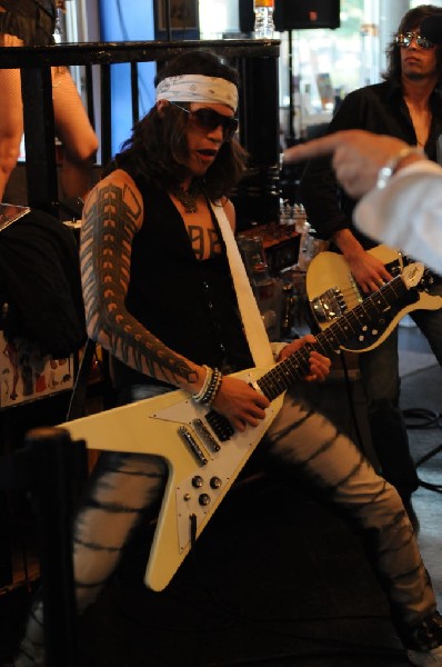 Triple Cobra at Waterloo Records instore, Austin, Texas