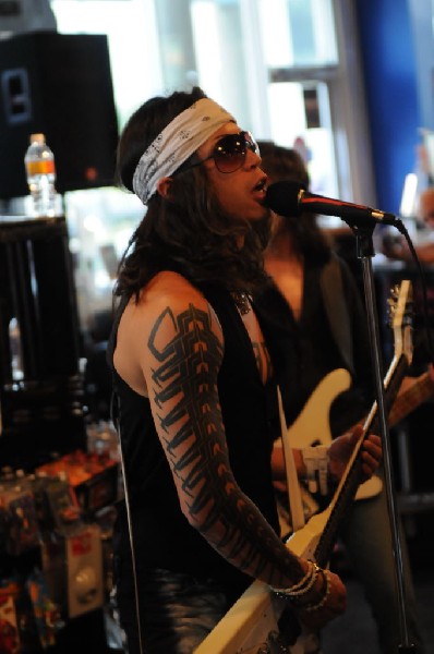 Triple Cobra at Waterloo Records instore, Austin, Texas