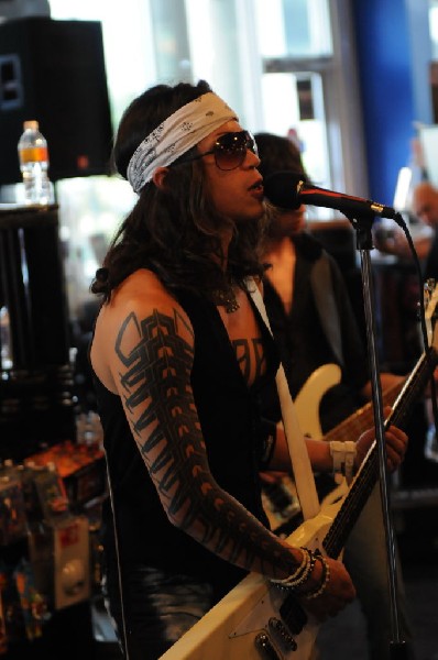 Triple Cobra at Waterloo Records instore, Austin, Texas