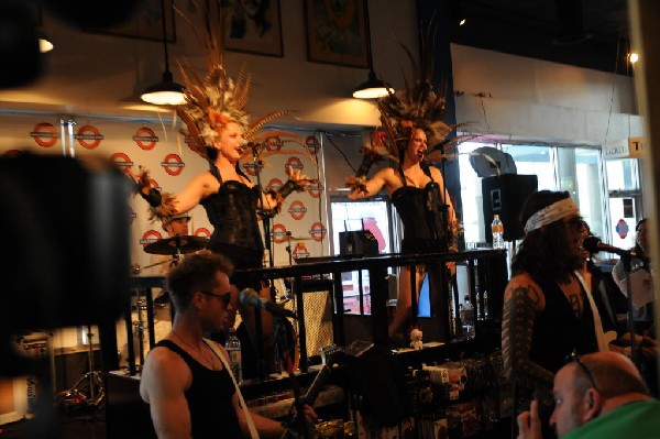 Triple Cobra at Waterloo Records instore, Austin, Texas