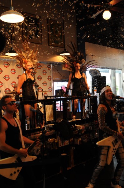 Triple Cobra at Waterloo Records instore, Austin, Texas