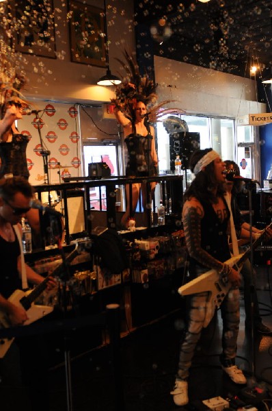 Triple Cobra at Waterloo Records instore, Austin, Texas