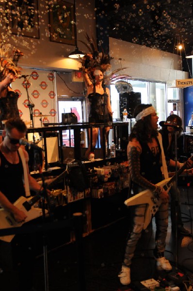 Triple Cobra at Waterloo Records instore, Austin, Texas