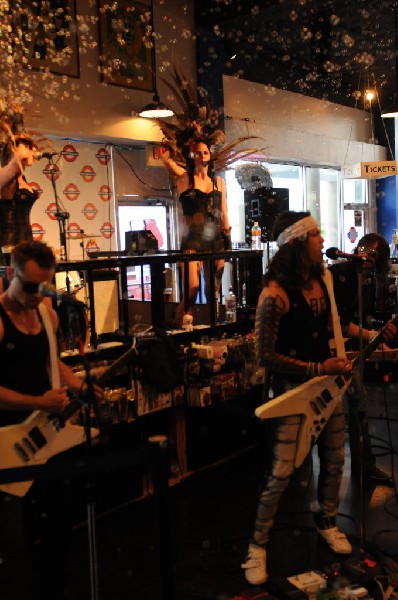 Triple Cobra at Waterloo Records instore, Austin, Texas