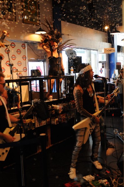 Triple Cobra at Waterloo Records instore, Austin, Texas