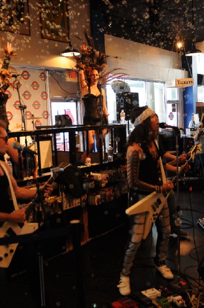 Triple Cobra at Waterloo Records instore, Austin, Texas