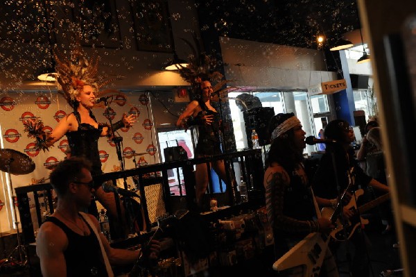 Triple Cobra at Waterloo Records instore, Austin, Texas