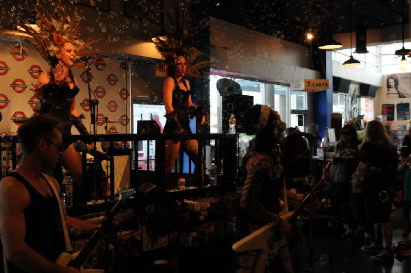 Triple Cobra at Waterloo Records instore, Austin, Texas