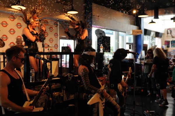 Triple Cobra at Waterloo Records instore, Austin, Texas