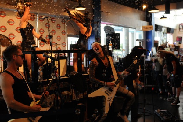 Triple Cobra at Waterloo Records instore, Austin, Texas