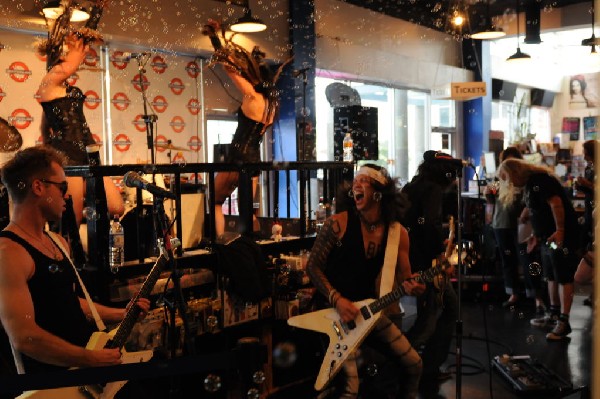 Triple Cobra at Waterloo Records instore, Austin, Texas