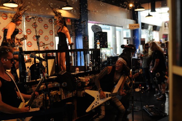 Triple Cobra at Waterloo Records instore, Austin, Texas