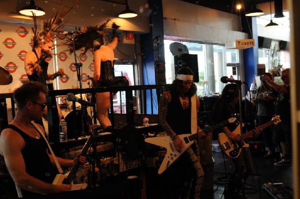 Triple Cobra at Waterloo Records instore, Austin, Texas