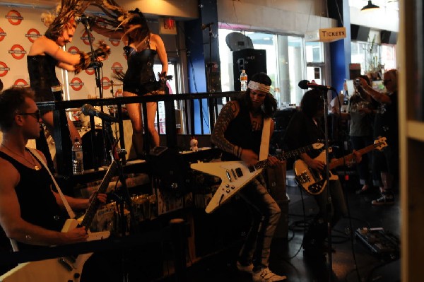 Triple Cobra at Waterloo Records instore, Austin, Texas