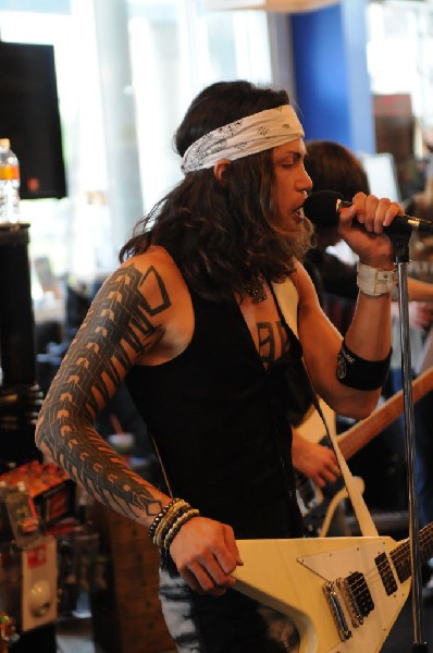 Triple Cobra at Waterloo Records instore, Austin, Texas