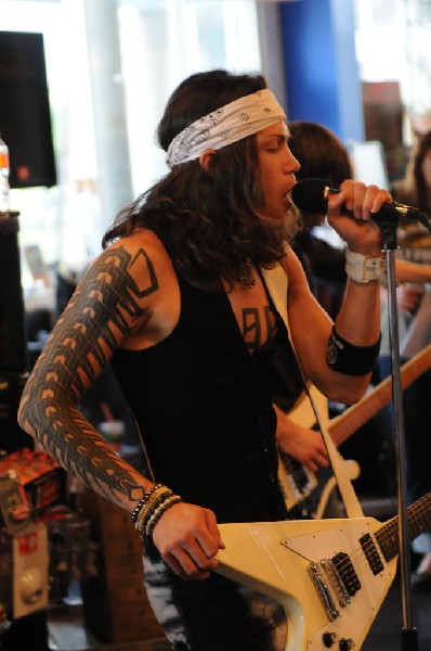 Triple Cobra at Waterloo Records instore, Austin, Texas