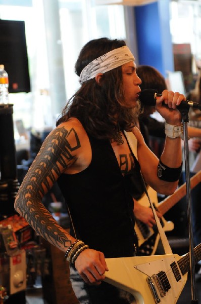 Triple Cobra at Waterloo Records instore, Austin, Texas