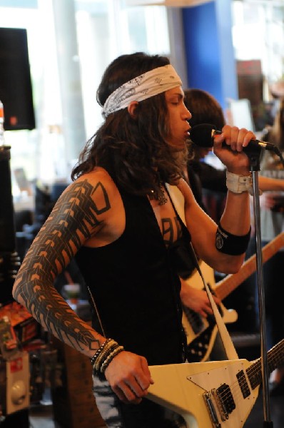 Triple Cobra at Waterloo Records instore, Austin, Texas