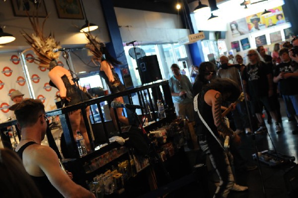 Triple Cobra at Waterloo Records instore, Austin, Texas