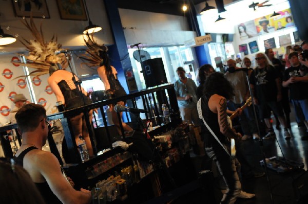 Triple Cobra at Waterloo Records instore, Austin, Texas