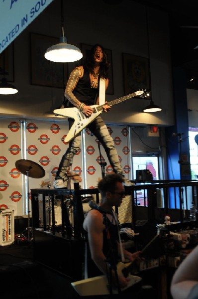 Triple Cobra at Waterloo Records instore, Austin, Texas