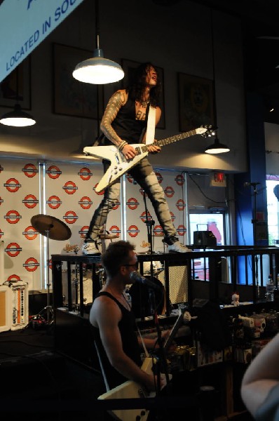 Triple Cobra at Waterloo Records instore, Austin, Texas