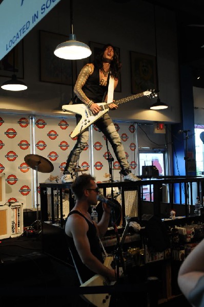 Triple Cobra at Waterloo Records instore, Austin, Texas