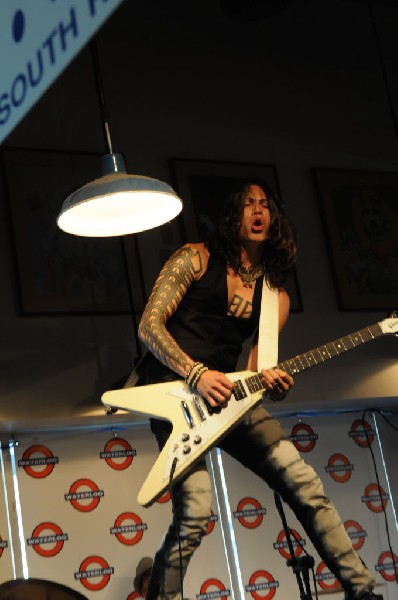 Triple Cobra at Waterloo Records instore, Austin, Texas