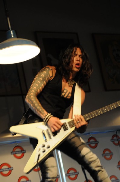 Triple Cobra at Waterloo Records instore, Austin, Texas