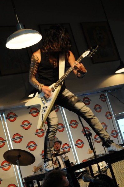 Triple Cobra at Waterloo Records instore, Austin, Texas