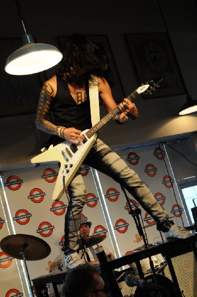 Triple Cobra at Waterloo Records instore, Austin, Texas