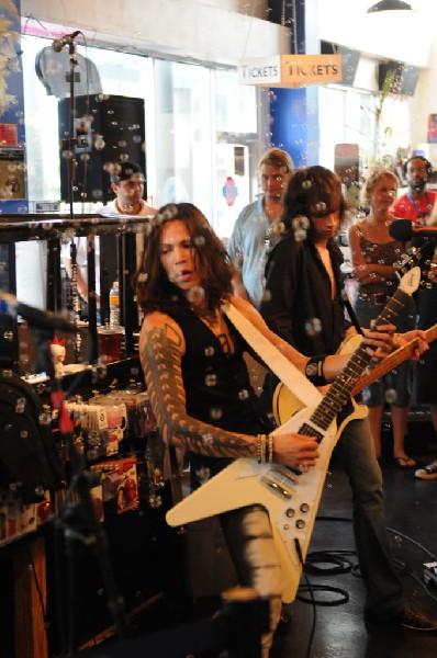 Triple Cobra at Waterloo Records instore, Austin, Texas