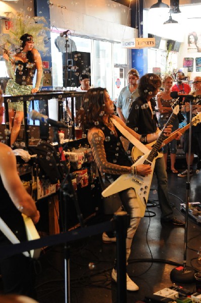 Triple Cobra at Waterloo Records instore, Austin, Texas